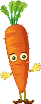illustration of vegetable on white