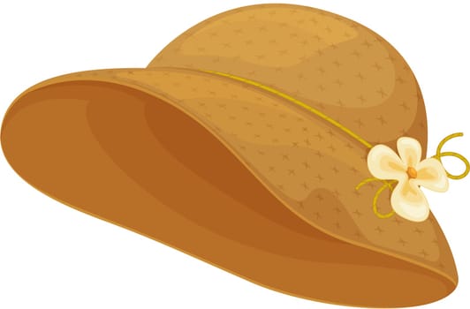 Illustration of a hat on white background