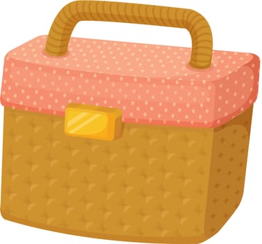 Illustration of a container on white background