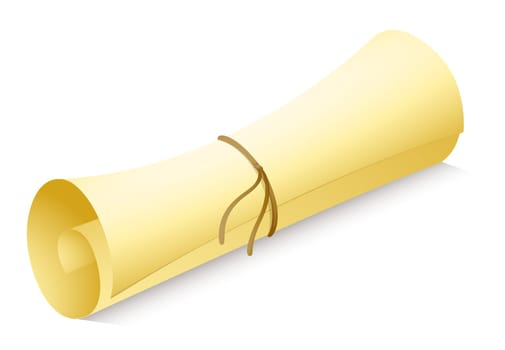 Illustration of a scroll icon