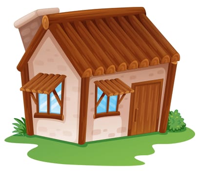 illustration of a house on a white background