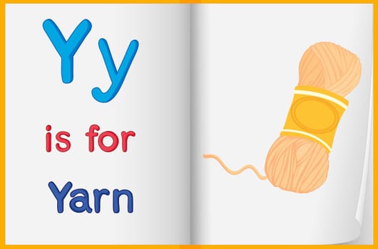 Worksheet teaching a letter and word with picture