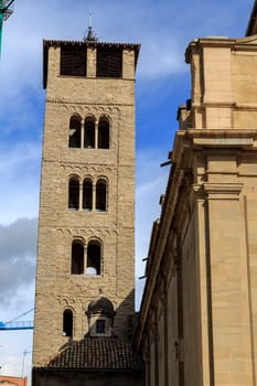 San Pedro Cathedral in Vic, Catalonia, Spain, Started on the eleventh century