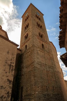 Parish Church of Sant Genis, Taradell in Catalonia, Spain.
