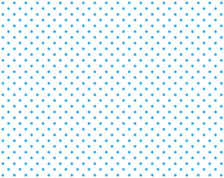 Background: Blue dots on white