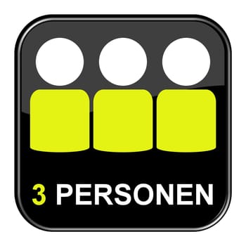 Button: 3 people