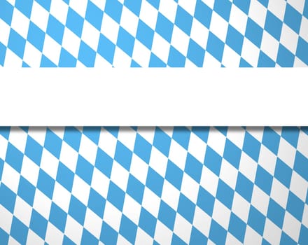 Blue white diamond pattern with stripes for text
