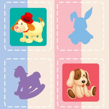 Illustration of a seamless pattern