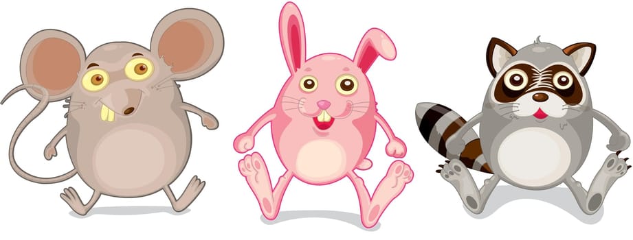 Illustration of  a cartoon character on white