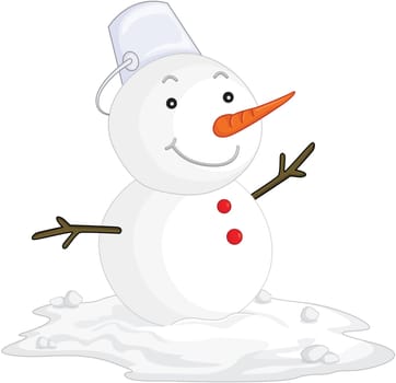 illustration of baby toy on white