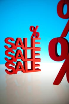 Sale, percent concept