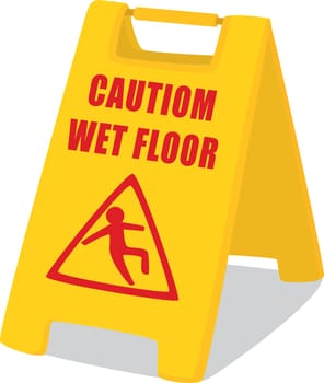 Illustration of a floorboard on white background