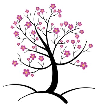 Illustration of an abstract tree