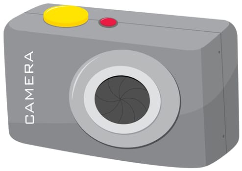 illustratiion of simple snapshot camera