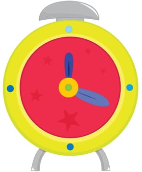 illustratiion of colorful alarm clock