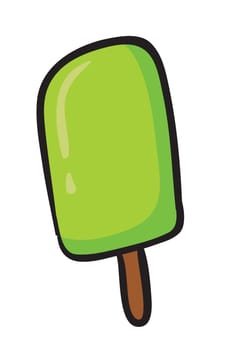 illustration of ice cream on a white background
