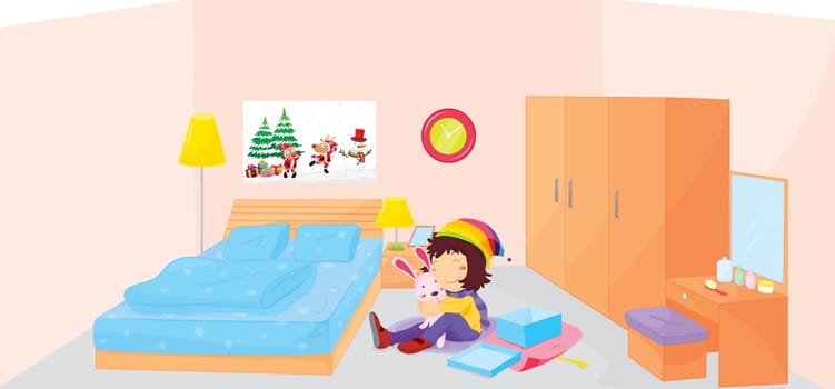playing in bedroom