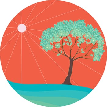 an illustration of a drawing of a tree