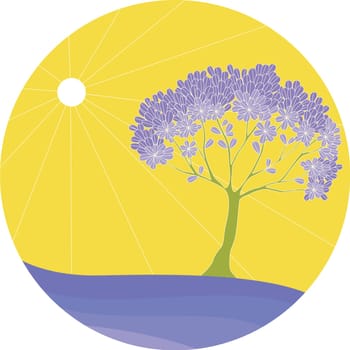 an illustration of a drawing of a tree