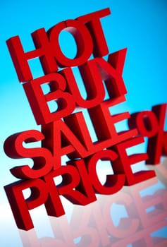Buy, sale Concept