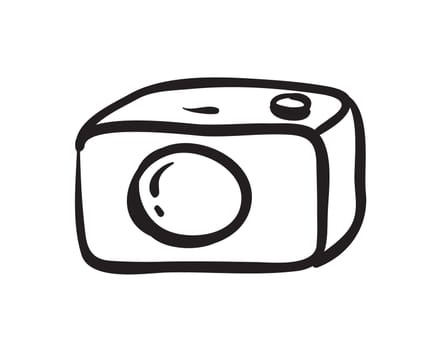 illustration of a camera on a white background