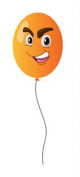 illustration of a balloon on a white background