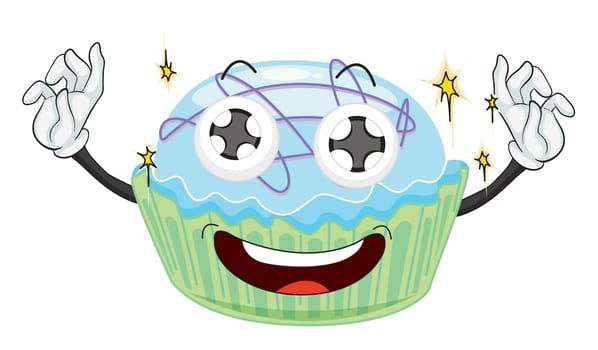 illustration of a cake on a white background