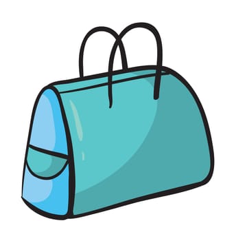 illustration of a purse on white background