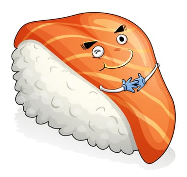 illustration of a cake on a white background