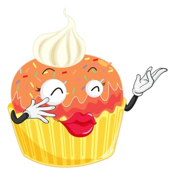 illustration of a cake on a white background