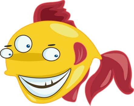 A fish with three eyes