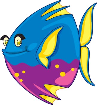 Illustration of  a cartoon character on white