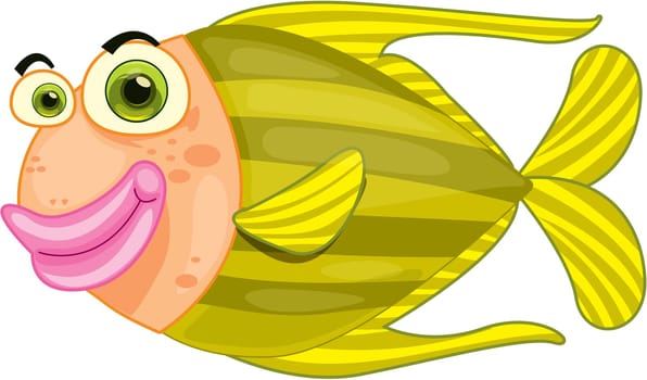 Illustration of  a cartoon character on white