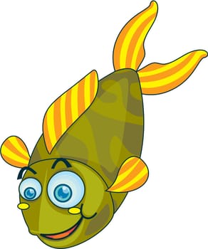 Illustration of  a cartoon character on white