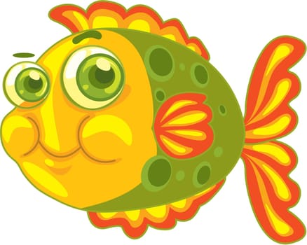 Illustration of  a cartoon character on white