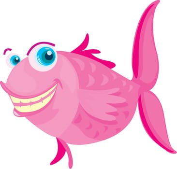 Illustration of  a cartoon character on white