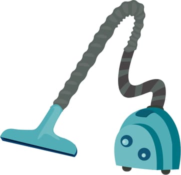illustration of vacuum cleaner on white