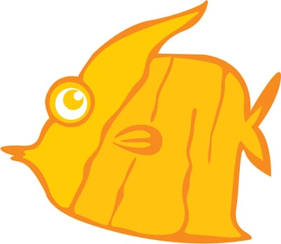 illustration of fish on white