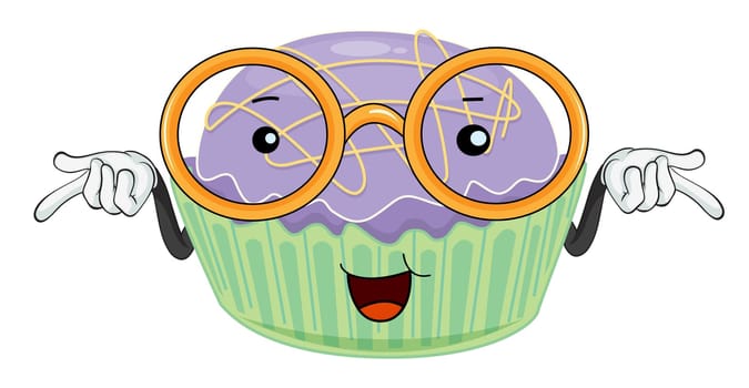 illustration of cake on a white background