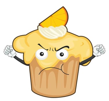 illustration of a cake on a white background