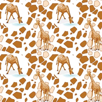 Illustration of a seamless pattern