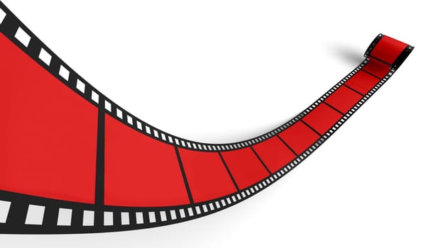 Blank Film Reel Red 01