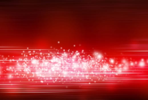 Background - White glitter on red