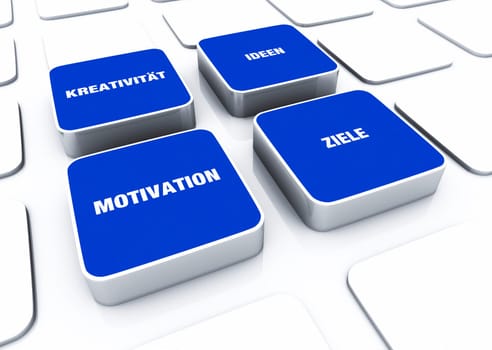 Pad Concept Blue - Motivation Creativity Ideas Goals 6