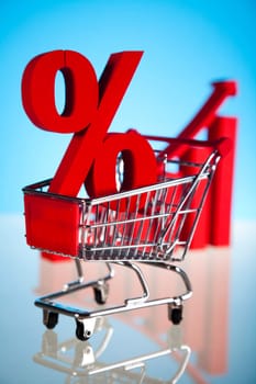 Shopping trolley Percent