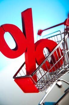 Shopping trolley Percent