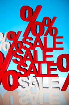 Sale, percent concept