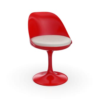 Futuristic Chair - Red White