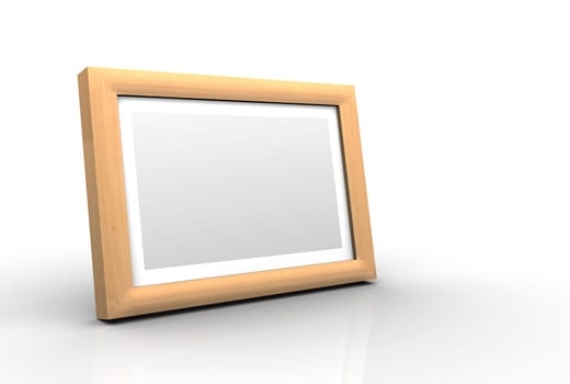 3D Wooden Picture Frame - Natural Beech