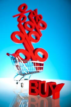 Shopping trolley Percent